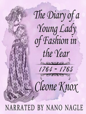 cover image of The Diary of a Young Lady of Fashion 1764–1765